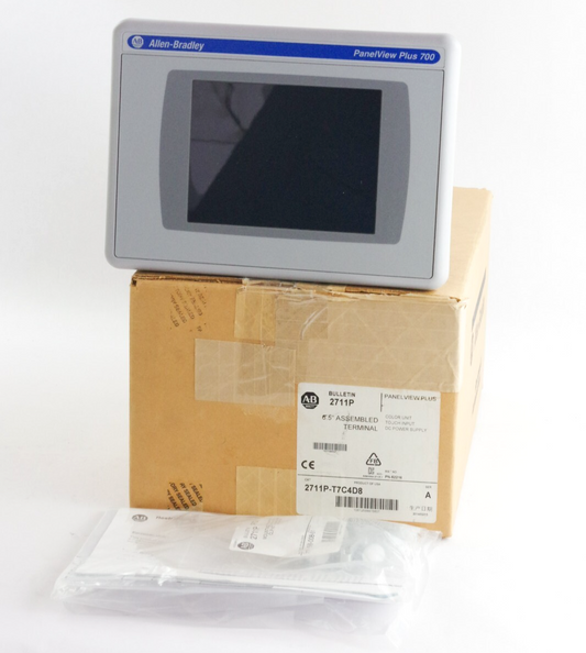 Allen Bradley 2711P-T7C4D8 /A + RP8D /A Logic PanelView Plus 700 Touch Open Box