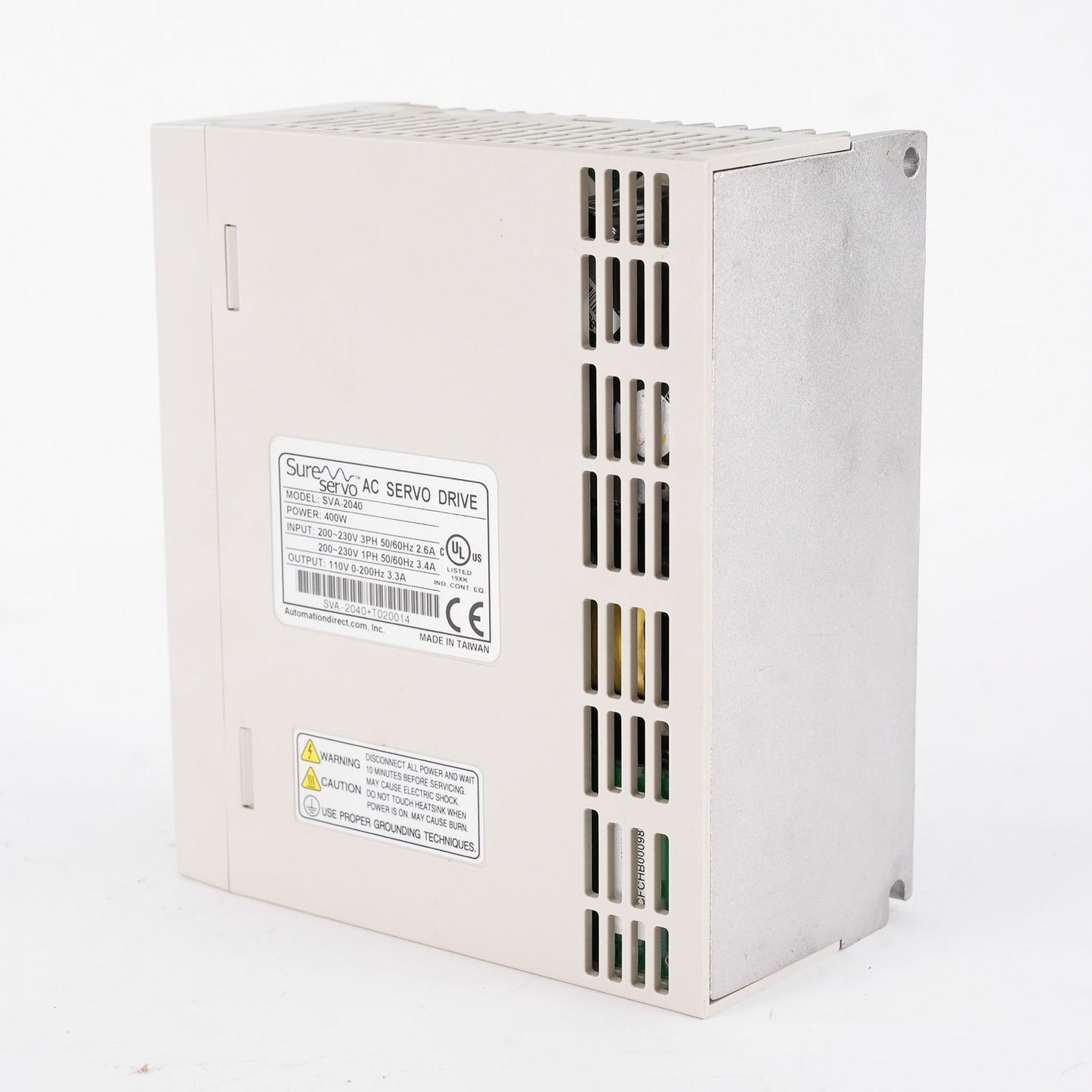 SureServo SVA-2040 AC Servo Drive 400W 230V 3-Phase 3.4A SVA2040