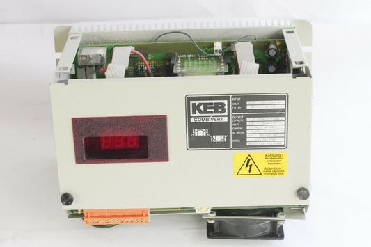 KEB COMBIVERT DRIVE 07.56.200  1.5KVA 180 / 264 VAC .75KW