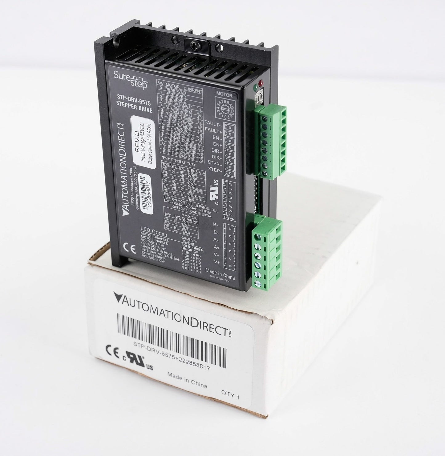 AutomationDirect STP-DRV-6575 SureStep Stepper Motor Drive STPDRV6575 - Open Box