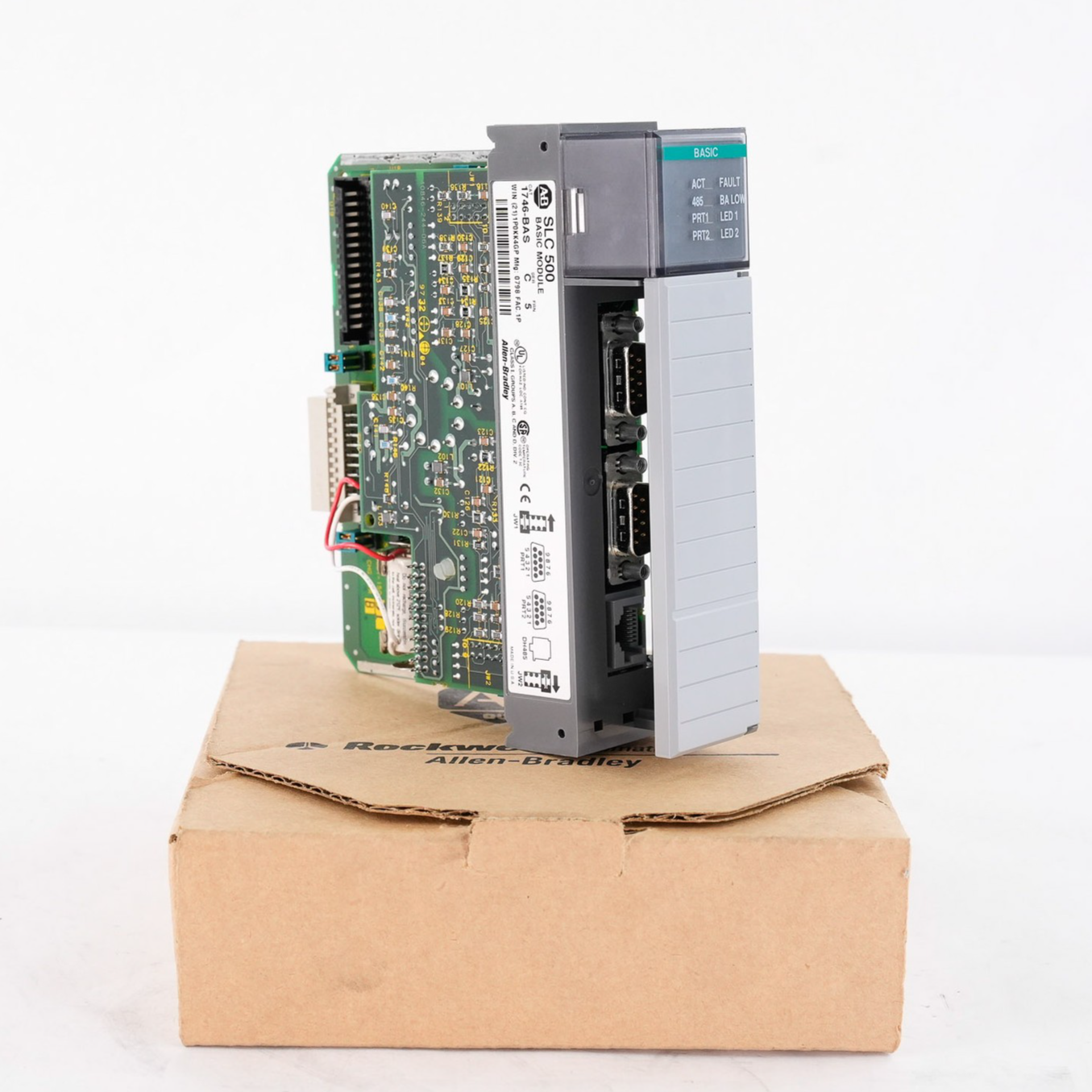 Allen Bradley 1746-BAS /C FRN 5 SLC 500 Basic Module 1746BAS - Open Box