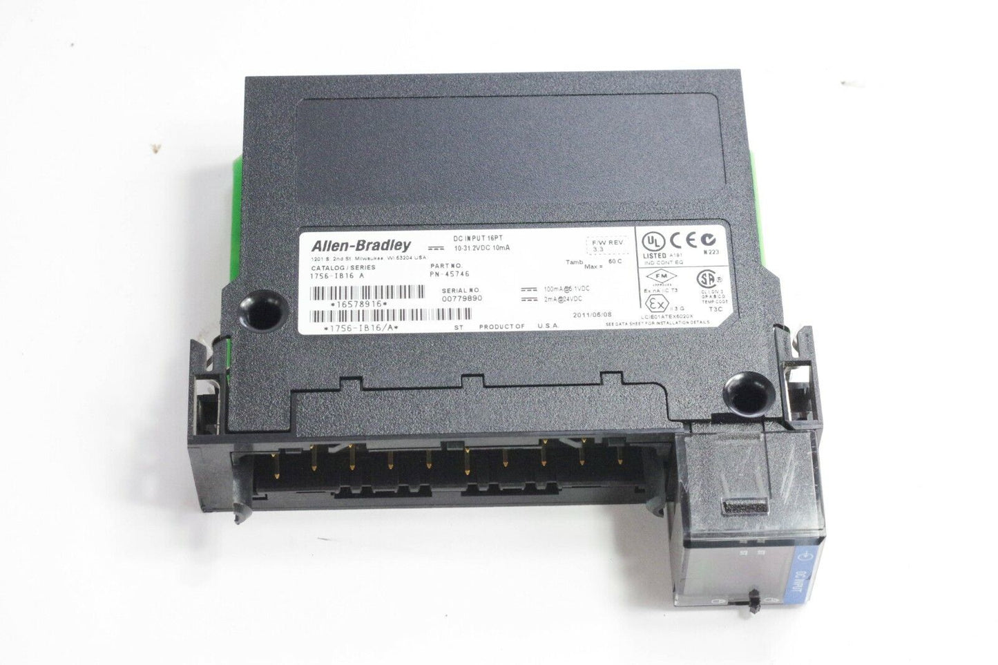 Allen Bradley 1756-IB16 /A DC ControlLogix Input Module