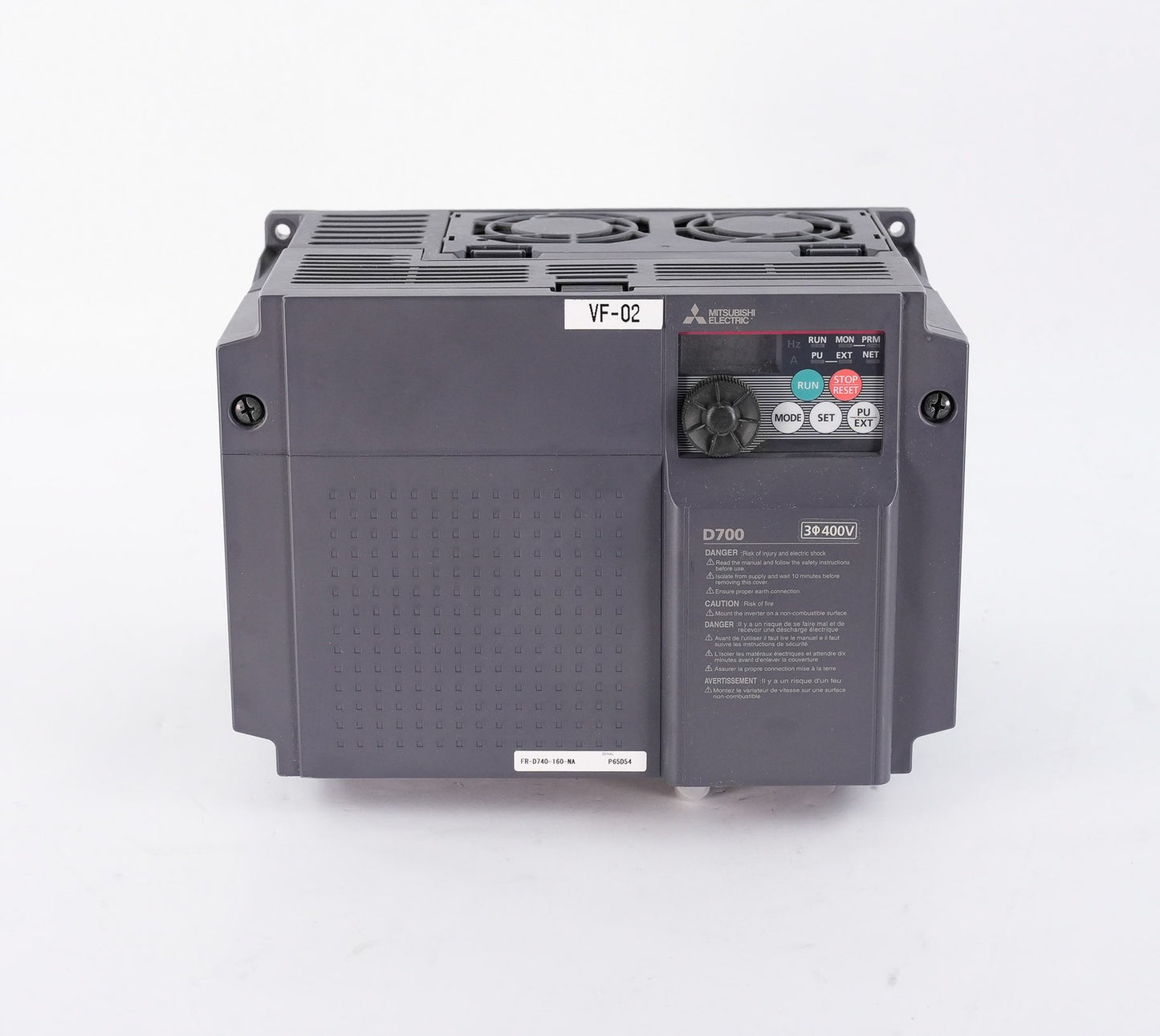 Mitsubishi Electric FR-D740-160-NA Inverter 3-Phase 380-480V FRD740160NA