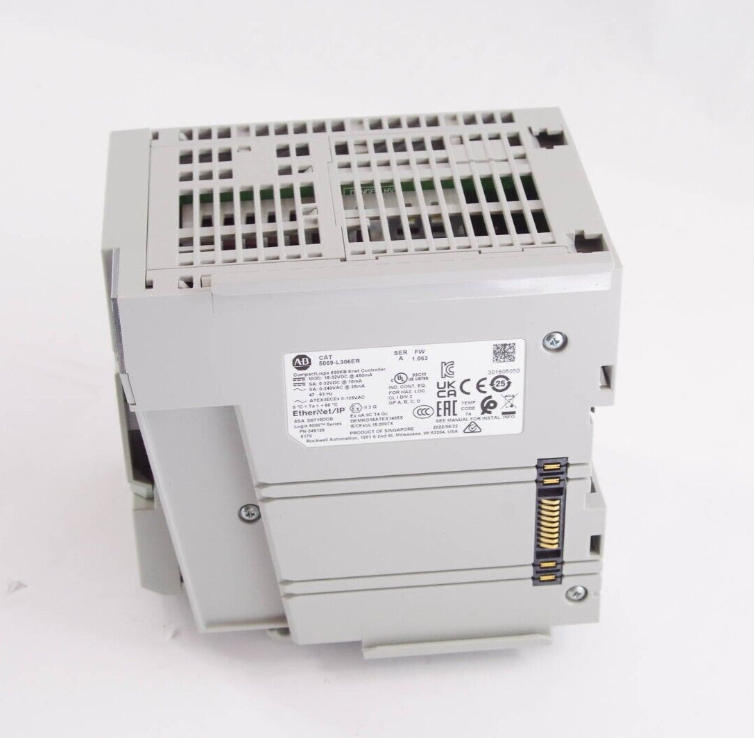 Allen-Bradley 5069-L306ER / 5069L306ER Ser A CompactLogix 600KB Enet Controller