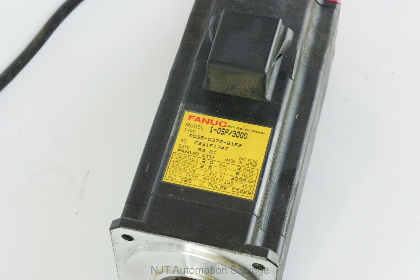 Fanuc AC Servo Motor A06B-0373-B169 1-OSP/3000 + a860-0346-t041 Encoder + WRNTY