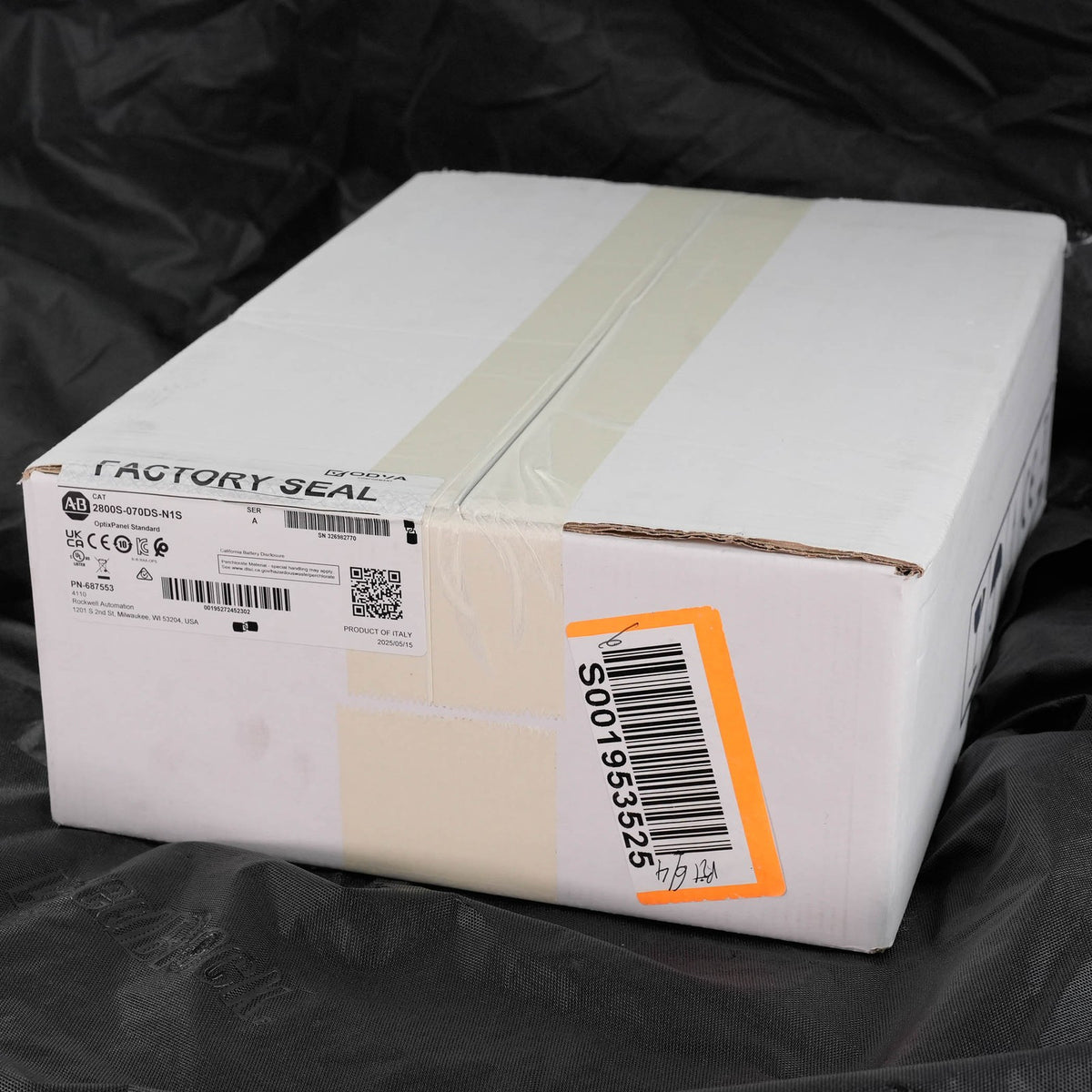Allen Bradley 2800S-070DS-N1S /A Optixpanel Standard Terminal 2800S070DSN1S