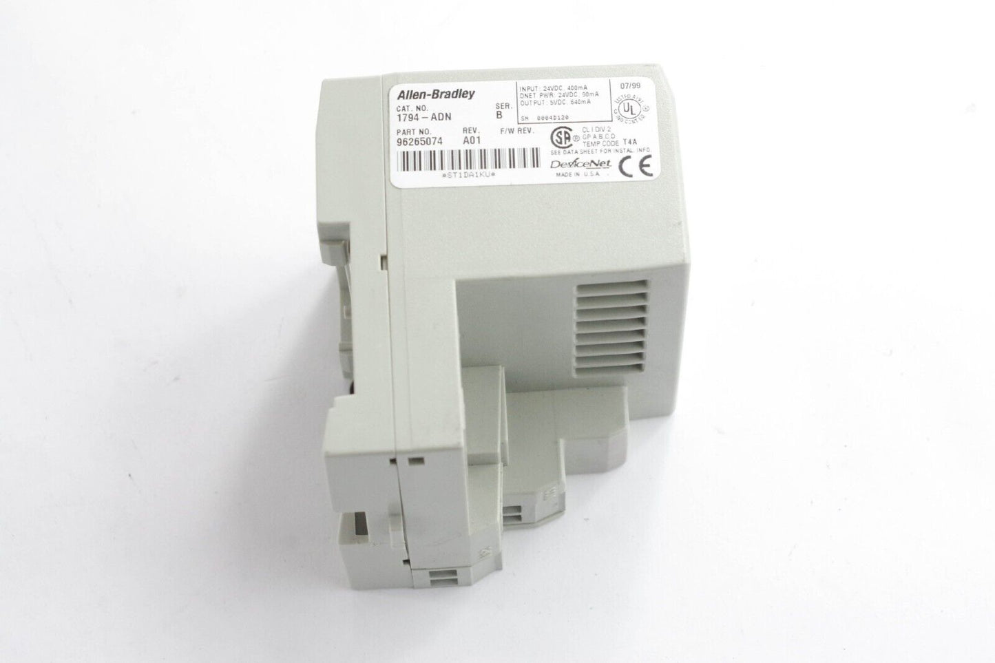 Allen Bradley 1794-ADN /B Flex I/O Adapter Ser B