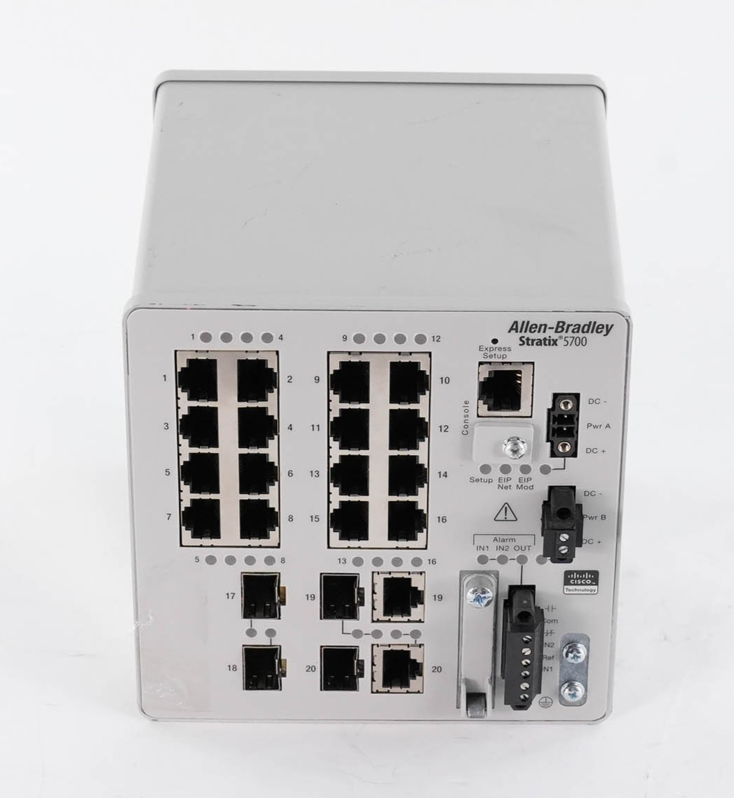 Allen Bradley 1783-BMS20CL Ser A Stratix 5700 Managed Switch 20 Port 1783BMS20CL