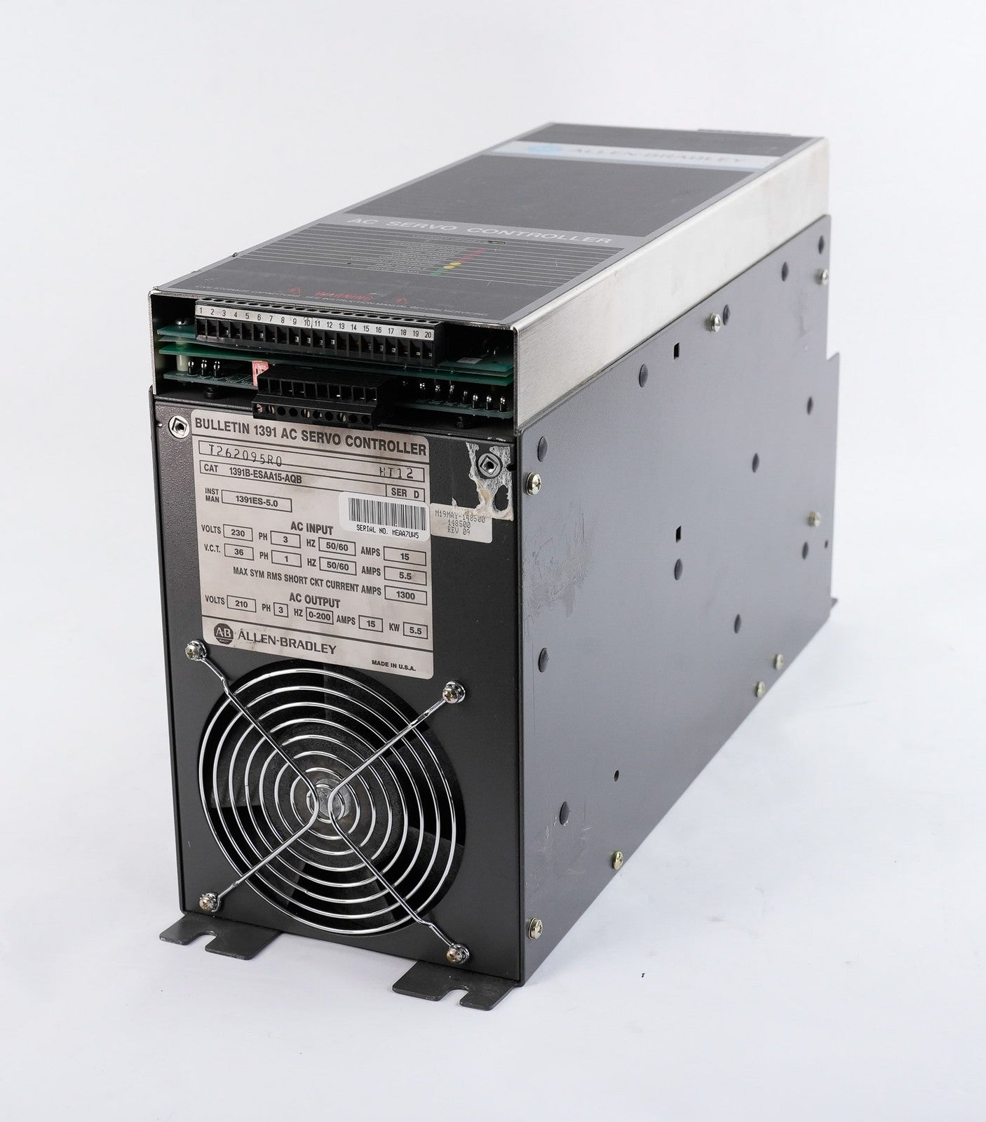 Allen Bradley 1391B-ESAA15-AQB /D AC Servo Controller 15A 210V 1391BESAA15AQB