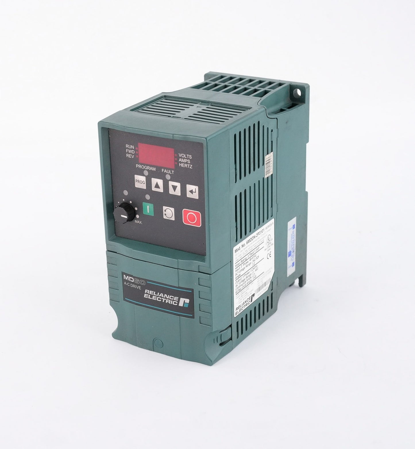 Reliance Electric 6MDDN-2P3101 Series A 1HP 0.75kW 3-Phase AC Drive 6MDDN2P3101