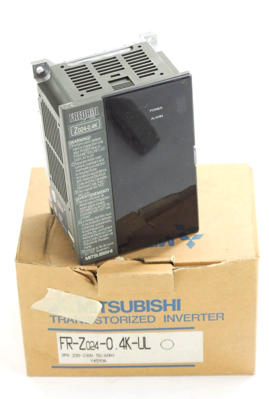 Mitsubishi Electric FR-Z024-0.4K-UL FREQROL Inverter / FRZ0240.4KUL