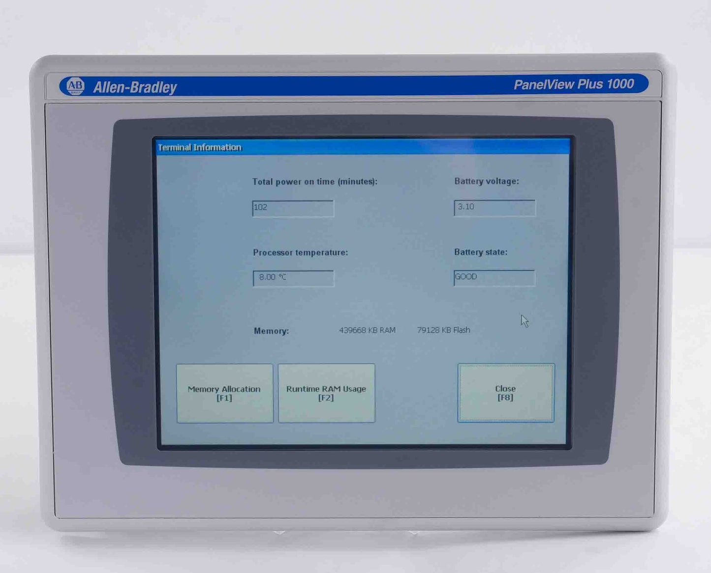 Allen Bradley 2711P-T10C4D9 /A PanelView Plus 1000 Color Touch + RP9D /B Logic