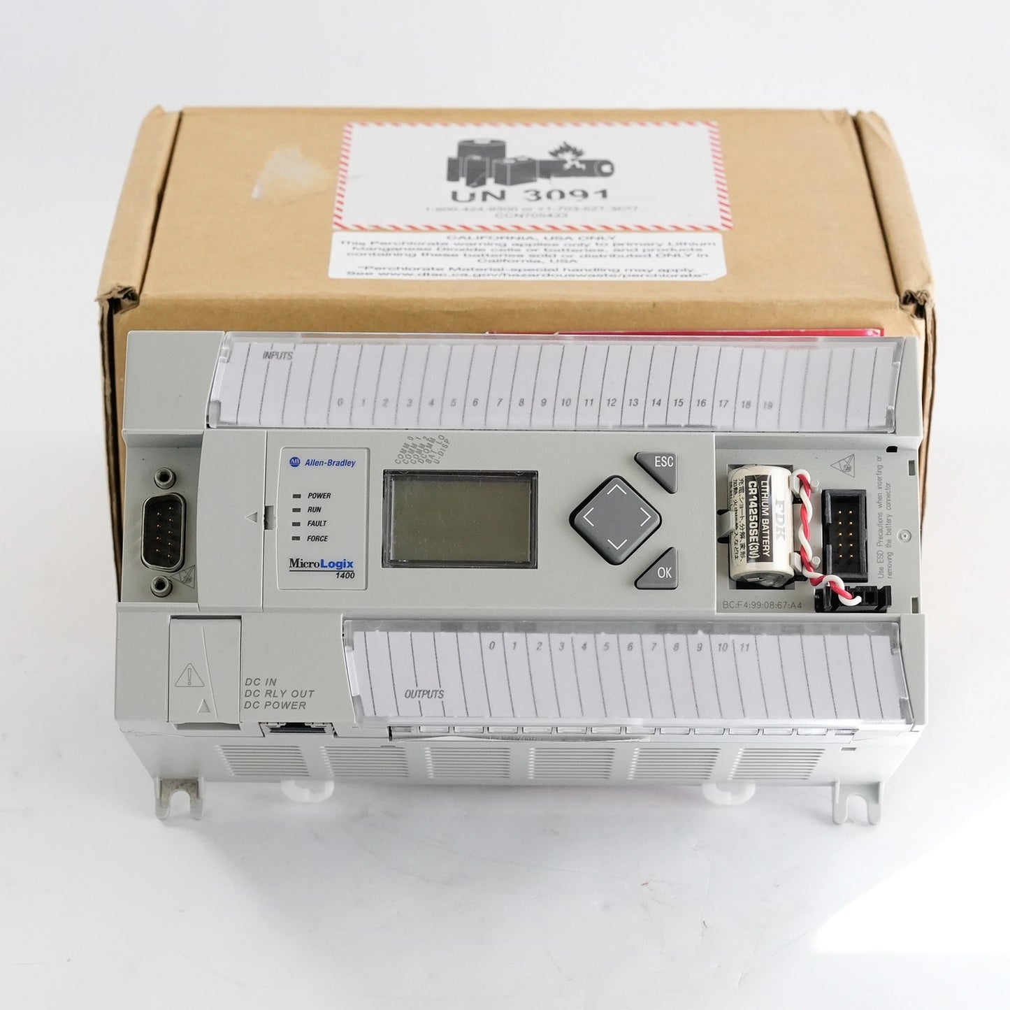 Allen Bradley 1766-L32BXB /C MicroLogix 1400 32-Point Controller - Open Box