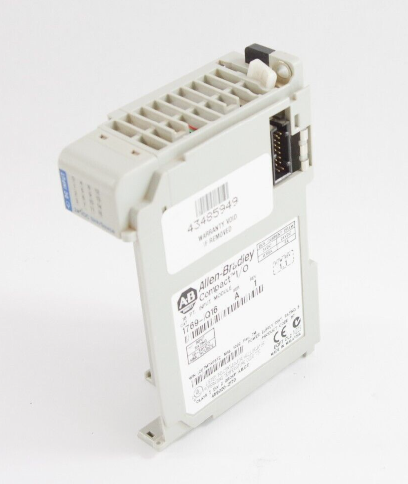 ALLEN BRADLEY 1769-IQ16 / 1769IQ16 Ser A Rev 1 Compact I/O 16 Pt. Input Module