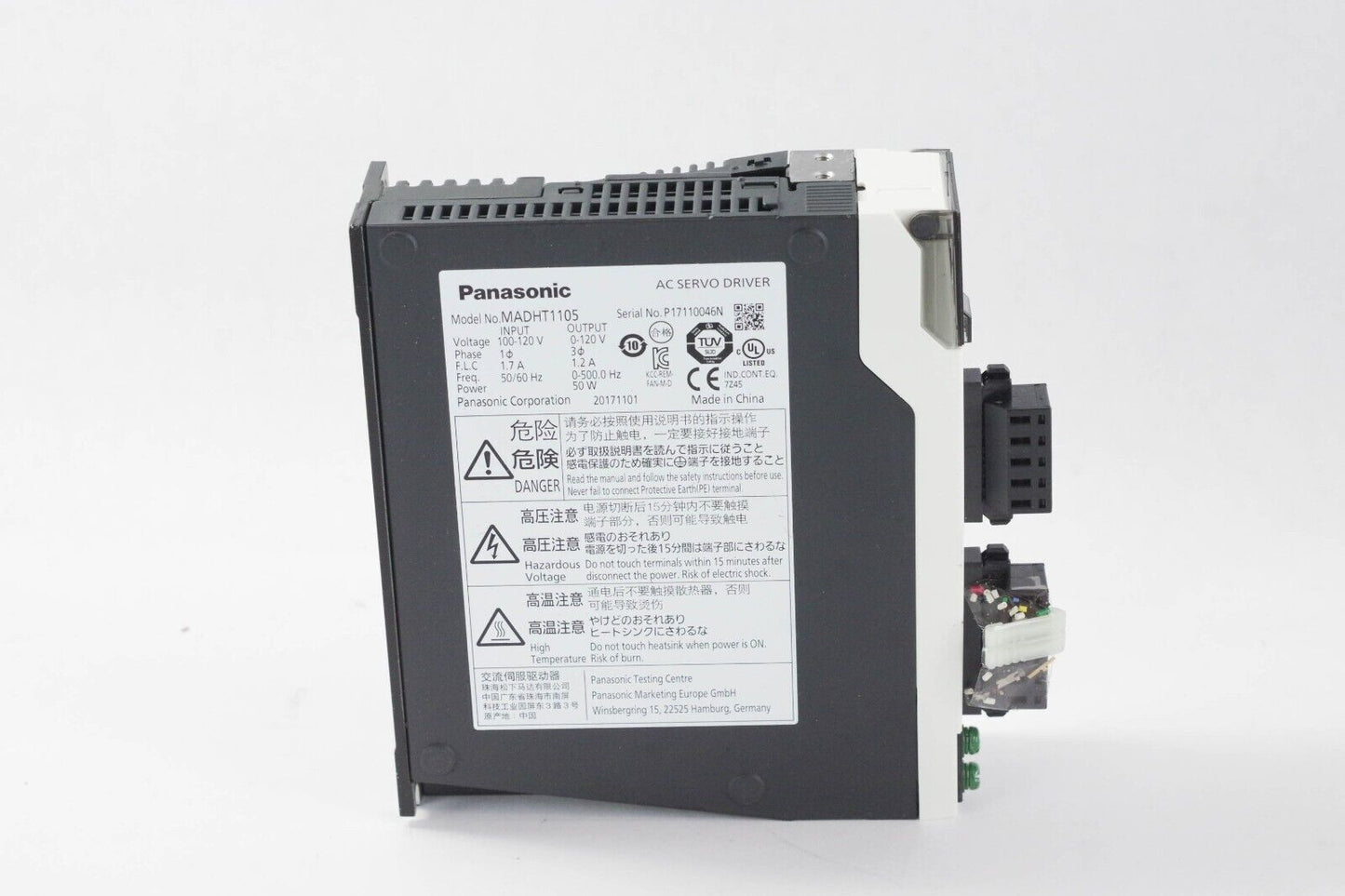 Panasonic MADHT1105 AC Servo Drive - New Without Box