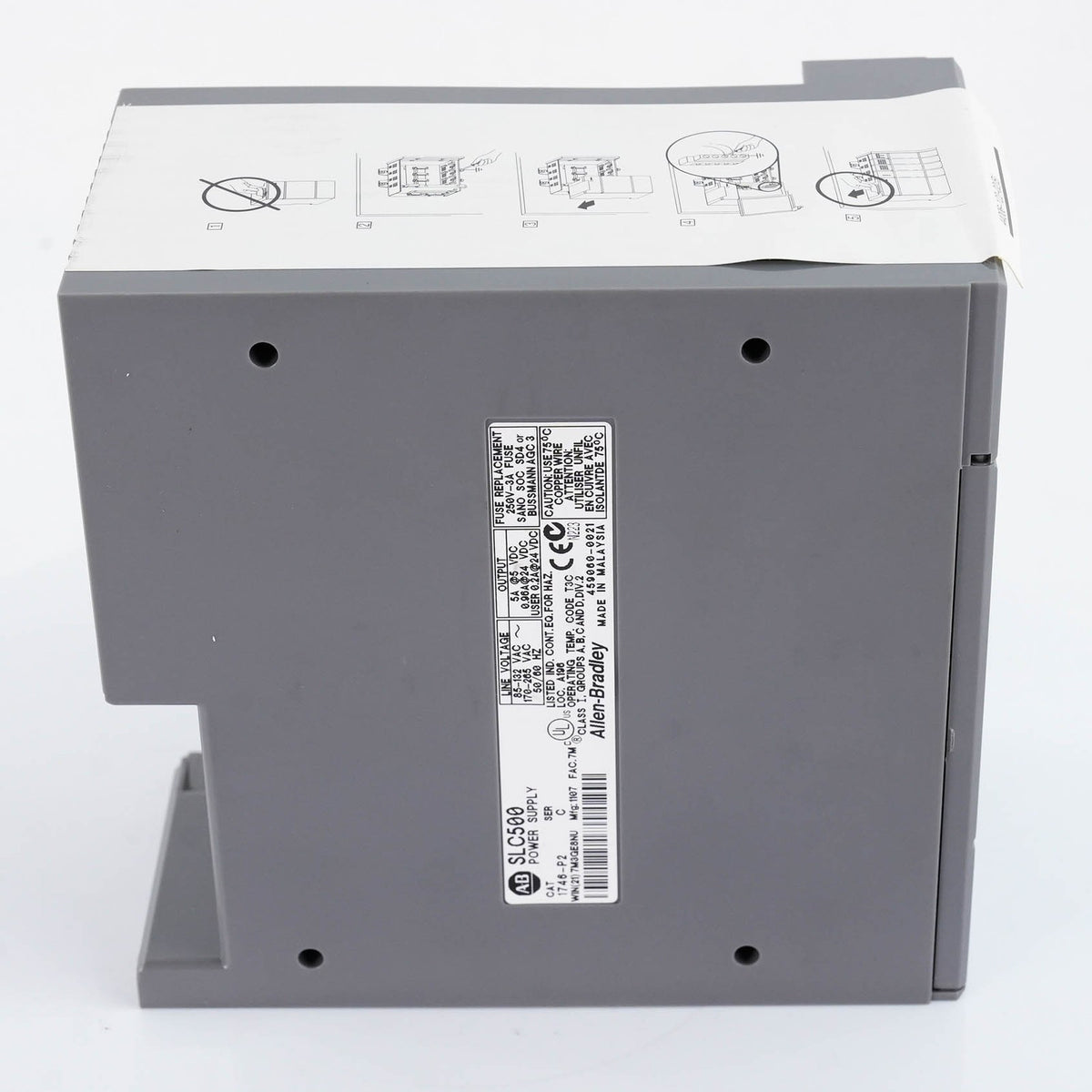 Allen Bradley 1746-P2 Ser C SLC 500 Power Supply 120 VAC 1746P2 Open Box