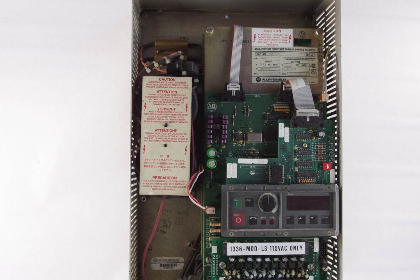 Allen Bradley 1336-B020-EAE-FA2 SER A - For parts or repair