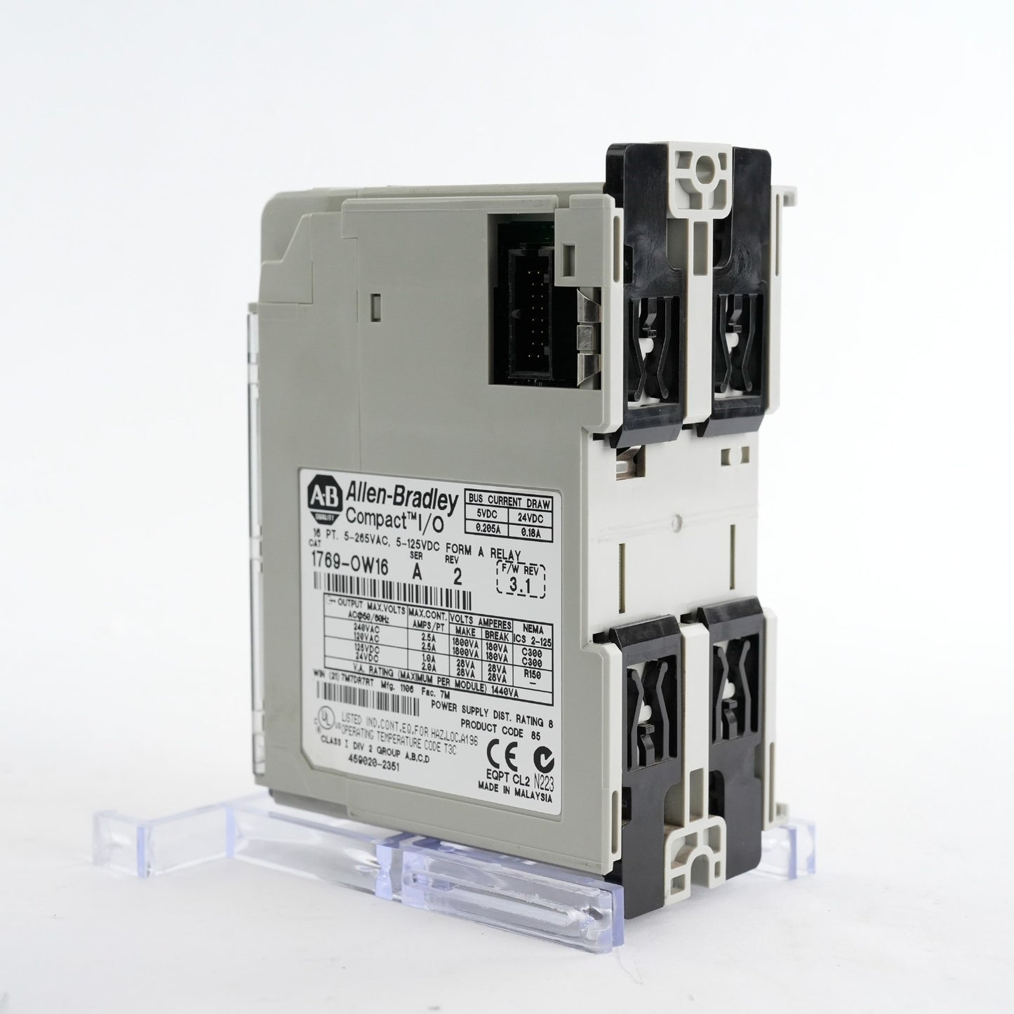 Allen Bradley 1769-OW16 /A Rev 2 Compact I/O Relay Output Module 1769OW16
