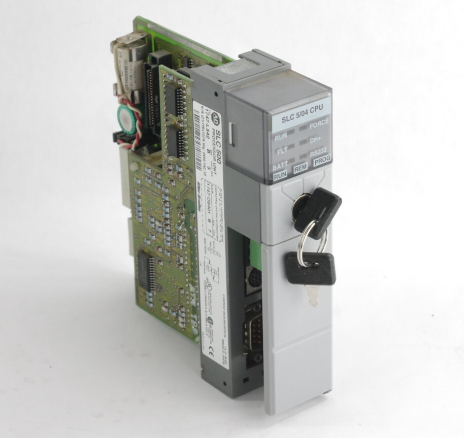Allen Bradley 1747-L542 /B SLC 500 Processor Control Module OS401/B FRN 7 w/ Key