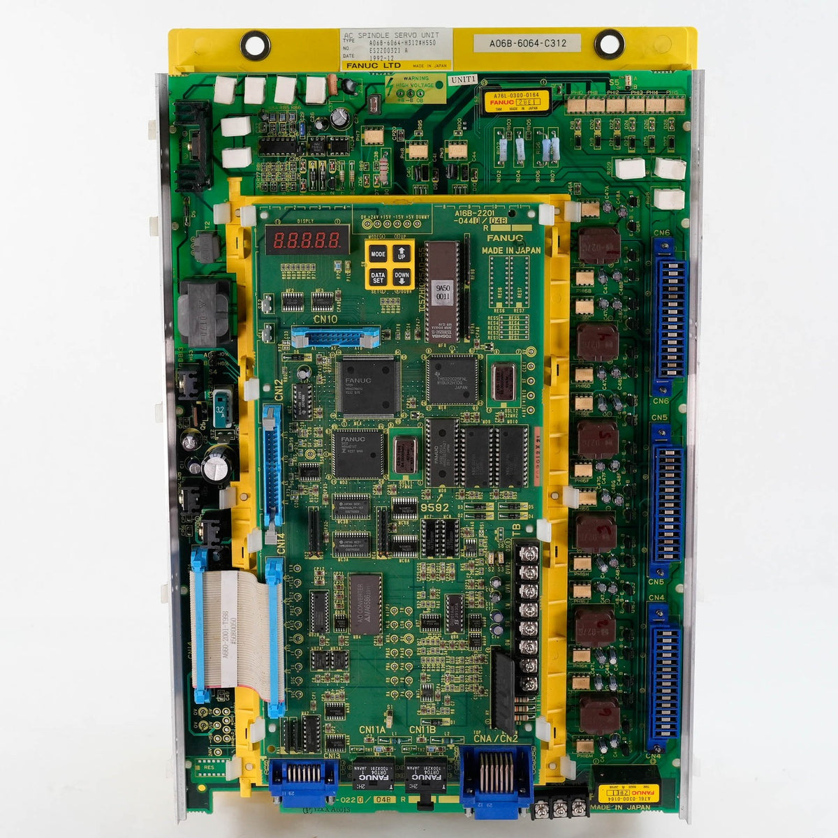 FANUC A06B-6064-H312#550 AC Spindle Drive 3-Phase 200-230V A06B6064H312550