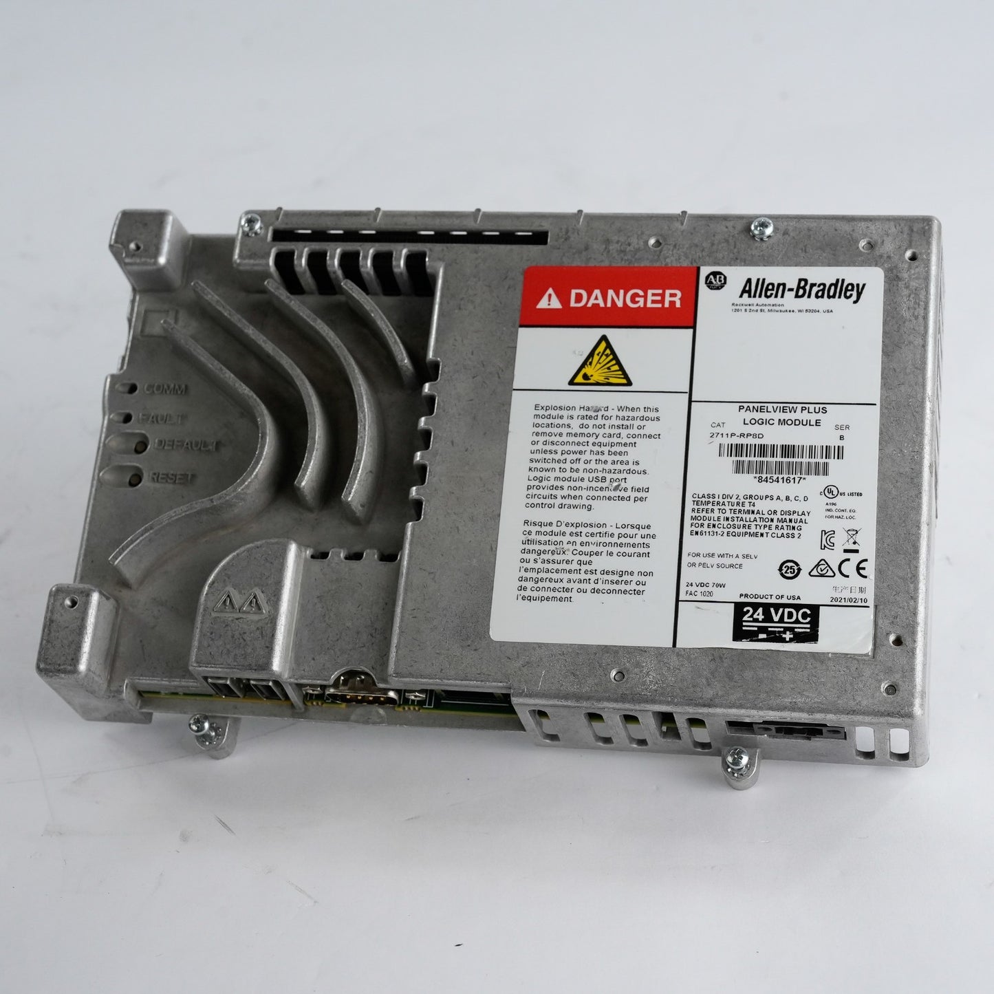 Allen Bradley 2711P-RP8D /B PanelView Plus Logic Module 2711PRP8D - Refurbished