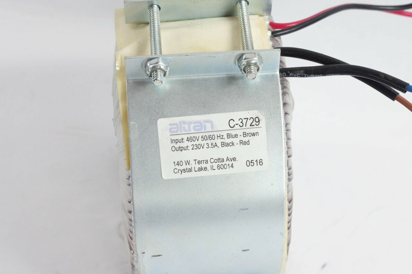 ALTRAN C-3729 Audio Transformer 460/240 3.5A