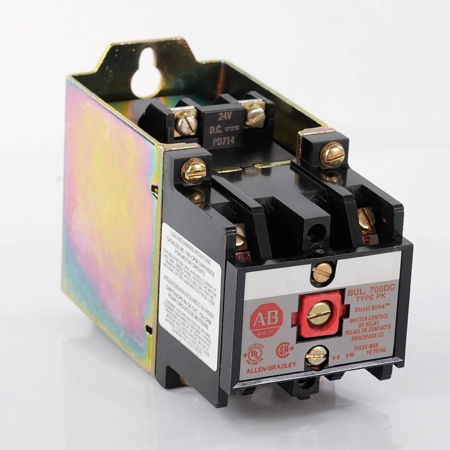 Allen Bradley 700DC-PK200Z24 Control Relay 24VDC 2-Pole 700PK200Z24 Series A 10A