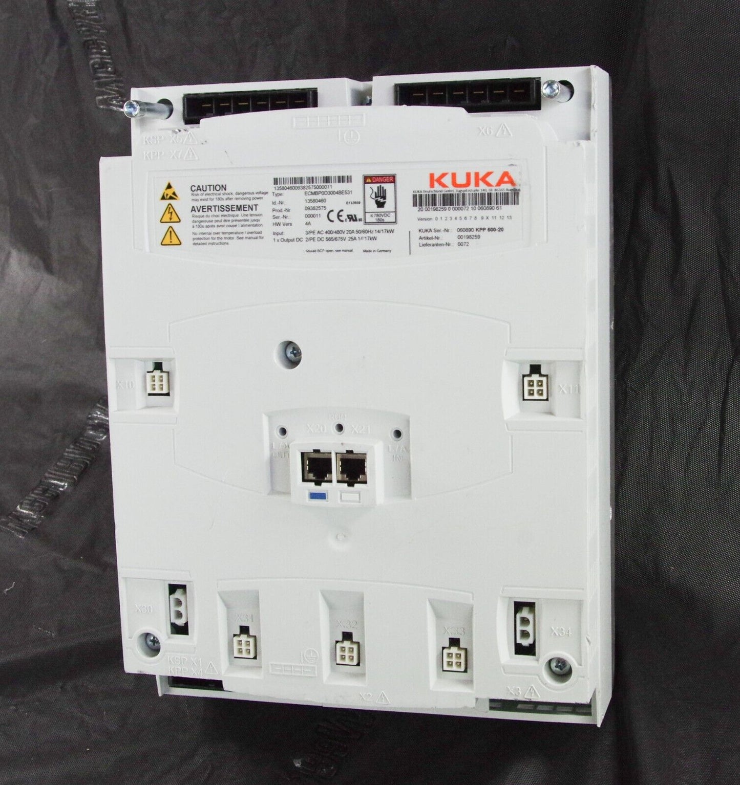 KUKA KPP 600-20 ECMBP0D3004BE531 Servo Power Pack - Refurbished +1 year Warranty