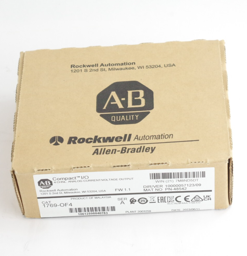 Allen Bradley 1769-OF4 /A 4-Channel Isolated Current Output Card- Sealed Surplus