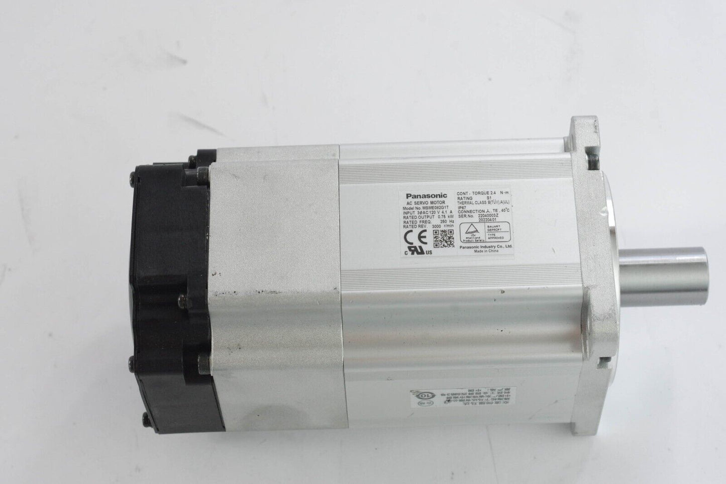 Panasonic MSME082G1T AC Servo Motor - New Without Box