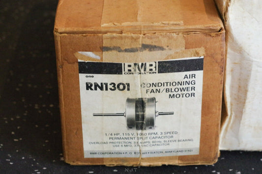 RMR RN1301 Fan Blower Motor 1/4HP 115V 1050RPM 3 Speed