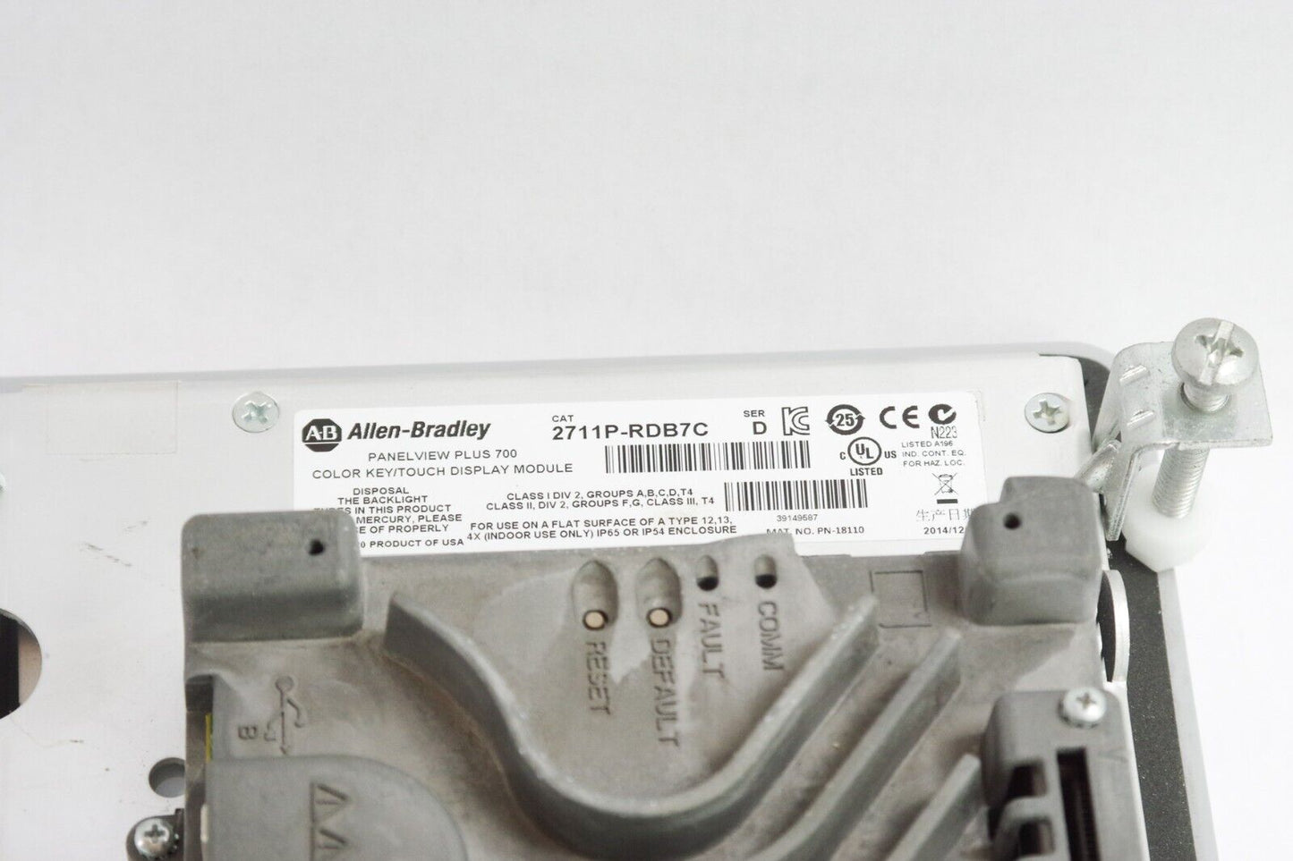 Allen Bradley PanelView Plus 700 2711P-B7C4D8 / 2711P-RDB7C 2711P-RP8D Key/Touch