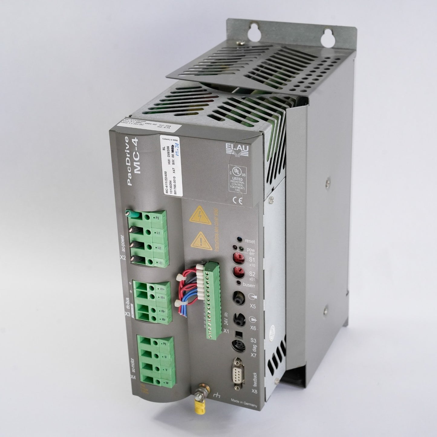 Schneider Electric MC-4/11/22/400 Elau PacDrive MC-4 Servo Drive MC41122400