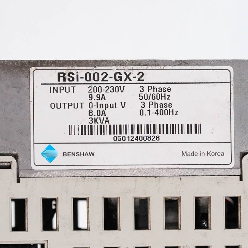 Cerus Benshaw RSi-002-GX-2 VFD AC Drive 2HP 230V 3PH 7A NEMA 1 RSi002GX2