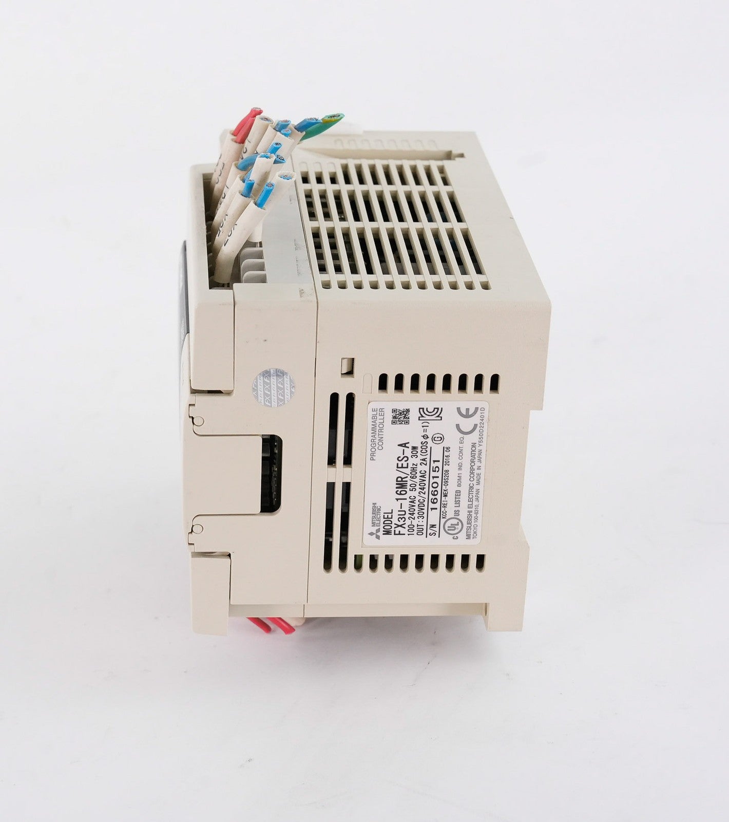 Mitsubishi Electric FX3U-16MR-ES-A Programmable Controller 30W FX3U16MRESA