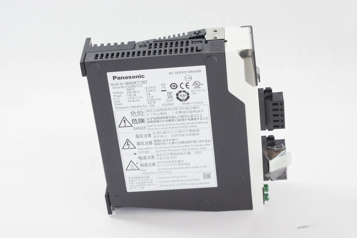 Panasonic MADKT1507 AC Servo Drive - New Without Box