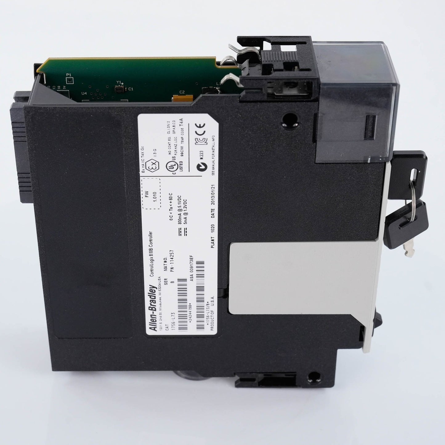 Allen Bradley 1756-L73 ControlLogix Logix5573 Processor 8MB Memory 1756L73