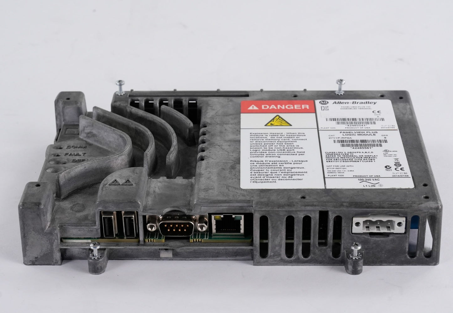 Allen Bradley 2711P-RP8A /B PanelView Plus Logic Module 2711PRP8A Series B + WTY