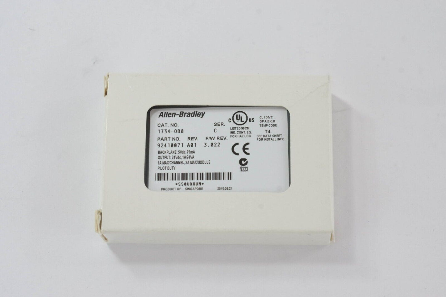 Allen Bradley 1734-OB8 / 0B8 /C Point IO Safety Output - New Surplus