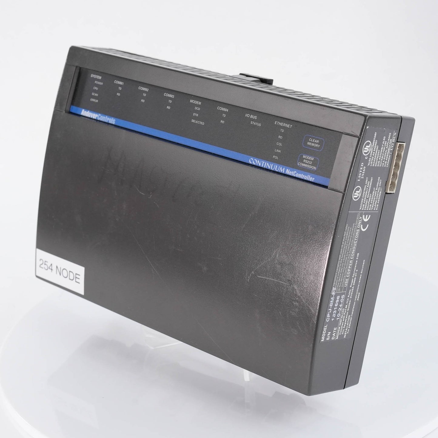 Andover Controls CPU-8M-FT Continuum Network Controller 254 Node NetController
