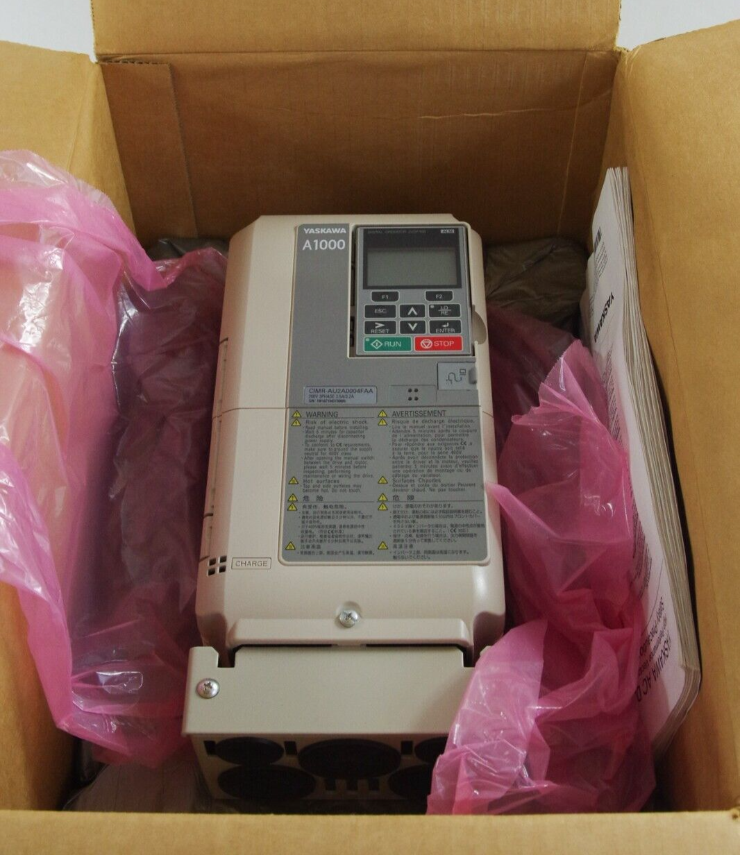 Yaskawa A1000 CIMR-AU2A0004FAA 0.75HP AC Servo Drive