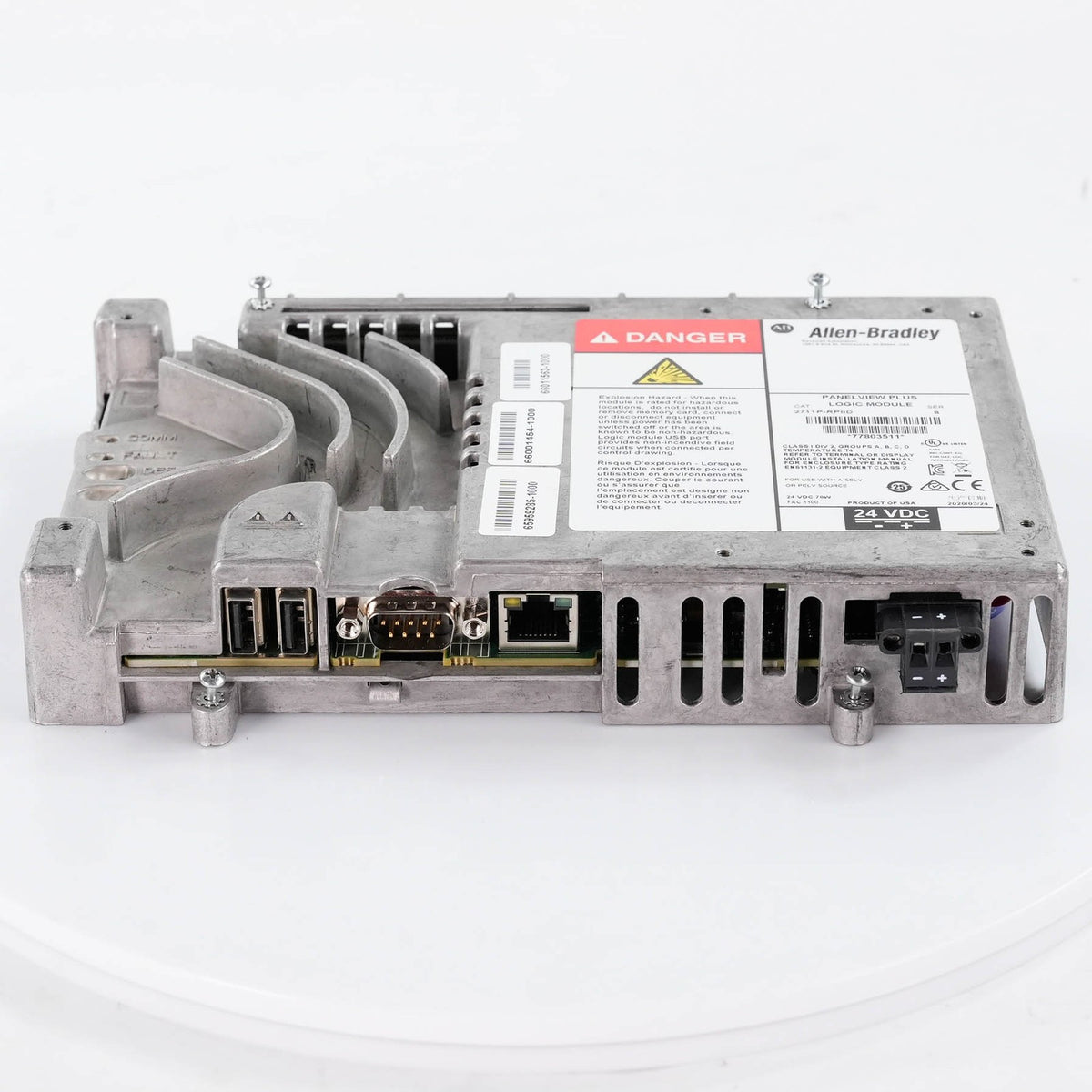 Allen Bradley 2711P-RP8D /B PanelView Plus Logic Module 128MB 2711PRP8D AB Reman