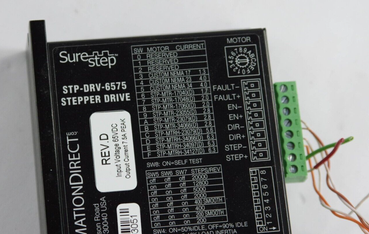 AutomationDirect STP-DRV-6575 / STPDRV6575 SureStep Microstepping Stepper Drive