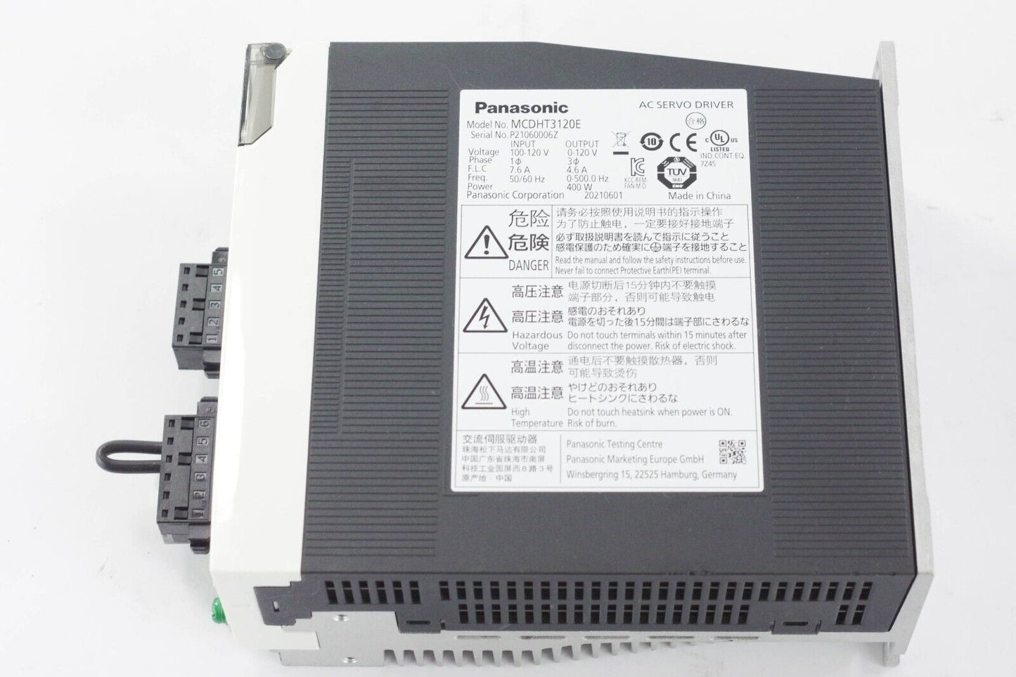 Panasonic MCDHT3120E AC Servo Drive - New Without Box