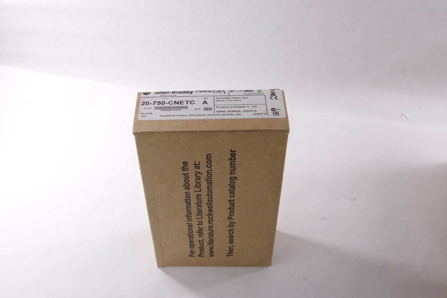 2022 ALLEN BRADLEY 20-750-CNETC Ser A - Sealed Surplus