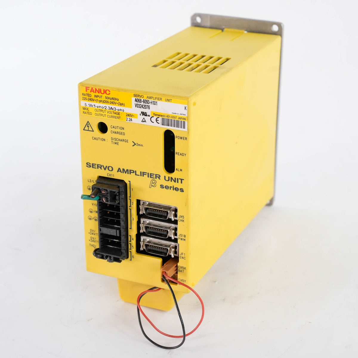 FANUC A06B-6093-H101 Beta Servo Amplifier Drive SVM1-12 230V A06B6093H101