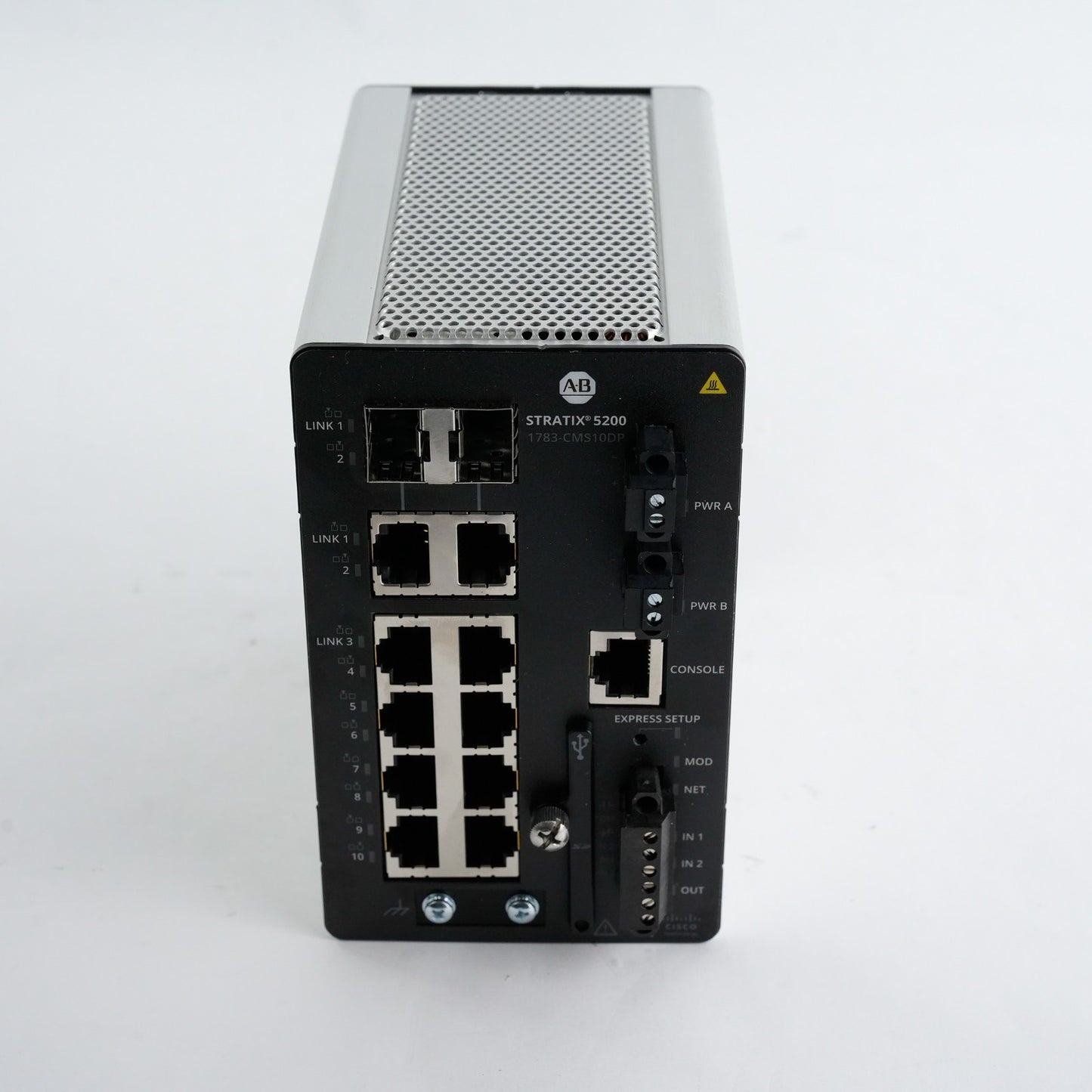 Allen Bradley 1783-CMS10DP /A Stratix 5200 10-Port Managed Switch - Open Box