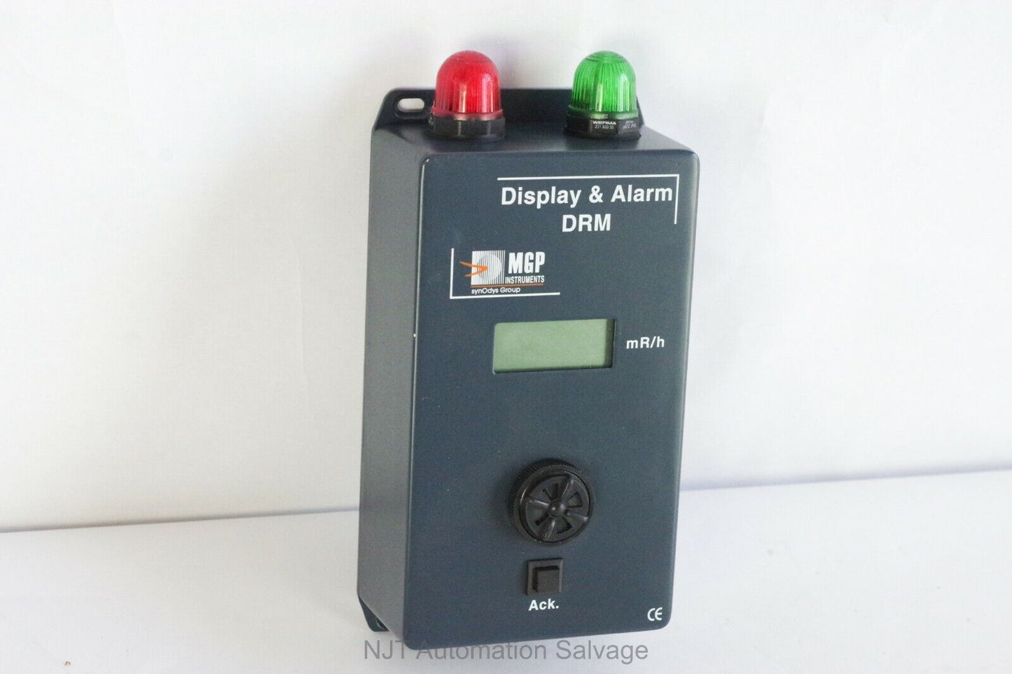 MGP DRM 4-0018-90 Rotem Industries Radiation Detector DRM-1 Display & Alarm