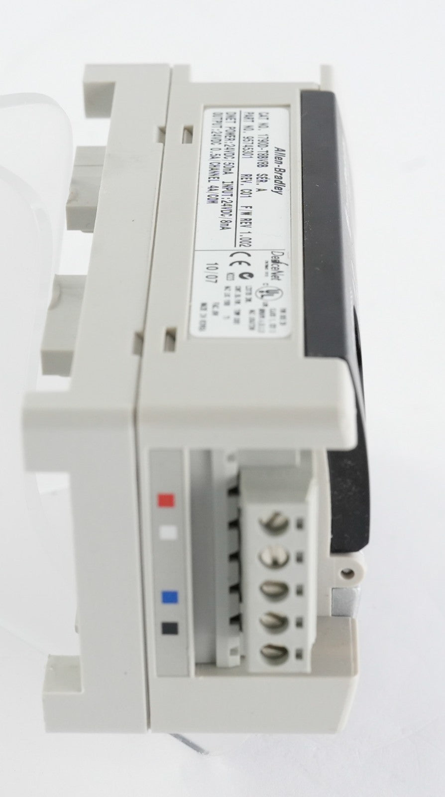 Allen Bradley 1790D-T8BV8B /A Compact Block LDX REV. C01 24VDC 0.5A