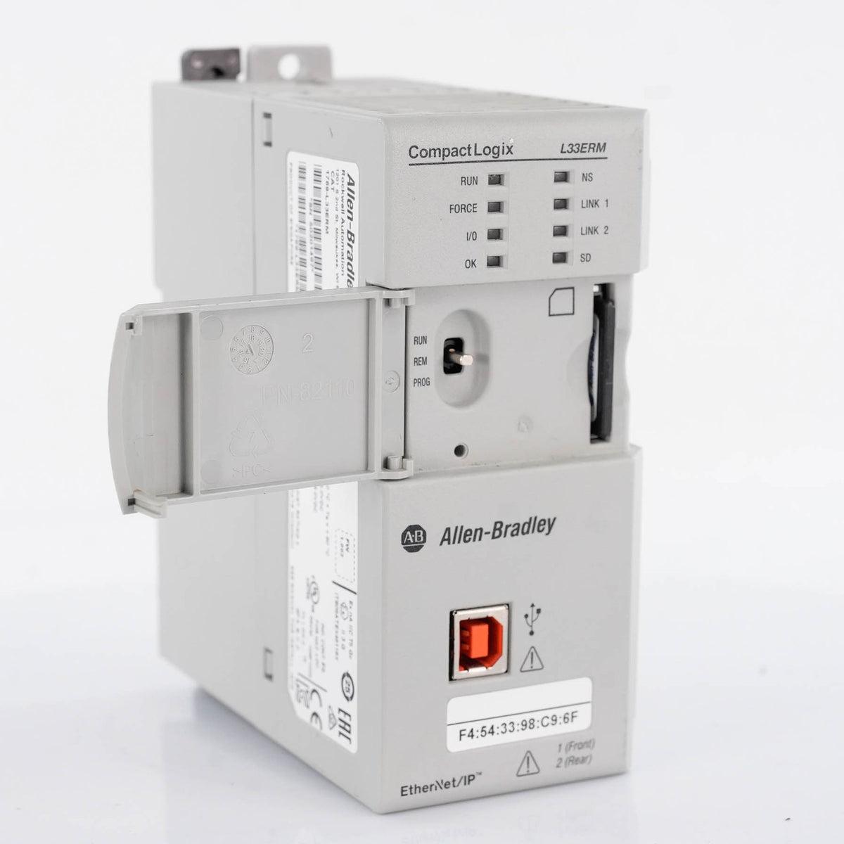 Allen Bradley 1769-L33ERM Ser A CompactLogix 5370 L3 Controller 2MB 1769L33ERM